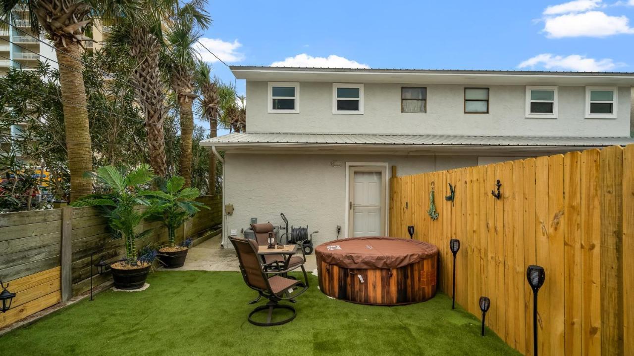 Pet Friendly Townhome With Gulf Views And Hot Tub Right Across From Beach And Schooners Panama Stadt Exterior foto